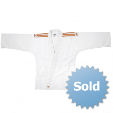 adidas Judopak Evolution II J250 Wit/Oranje ADIJ250WO
