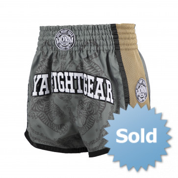 JFG-SYT-MTS-GN JOYA SAK YANT TIGER MUAY THAI SHORT - GROEN