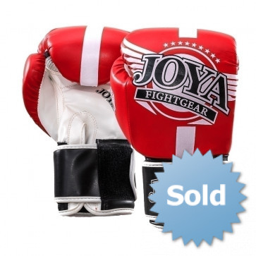 Joya Junior Kickbokshandschoen Rood/Wit