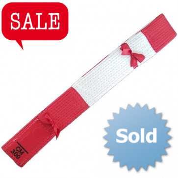 Essimo Budoband Rood/Wit 